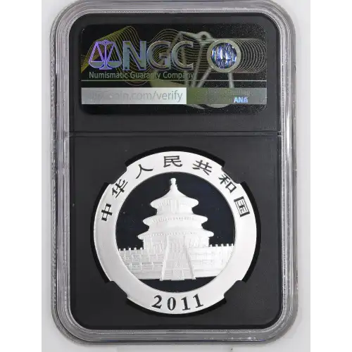 2011 - 1oz Panda Silver Coin - China 10Yn - NGC MS69 (S18A-B22)